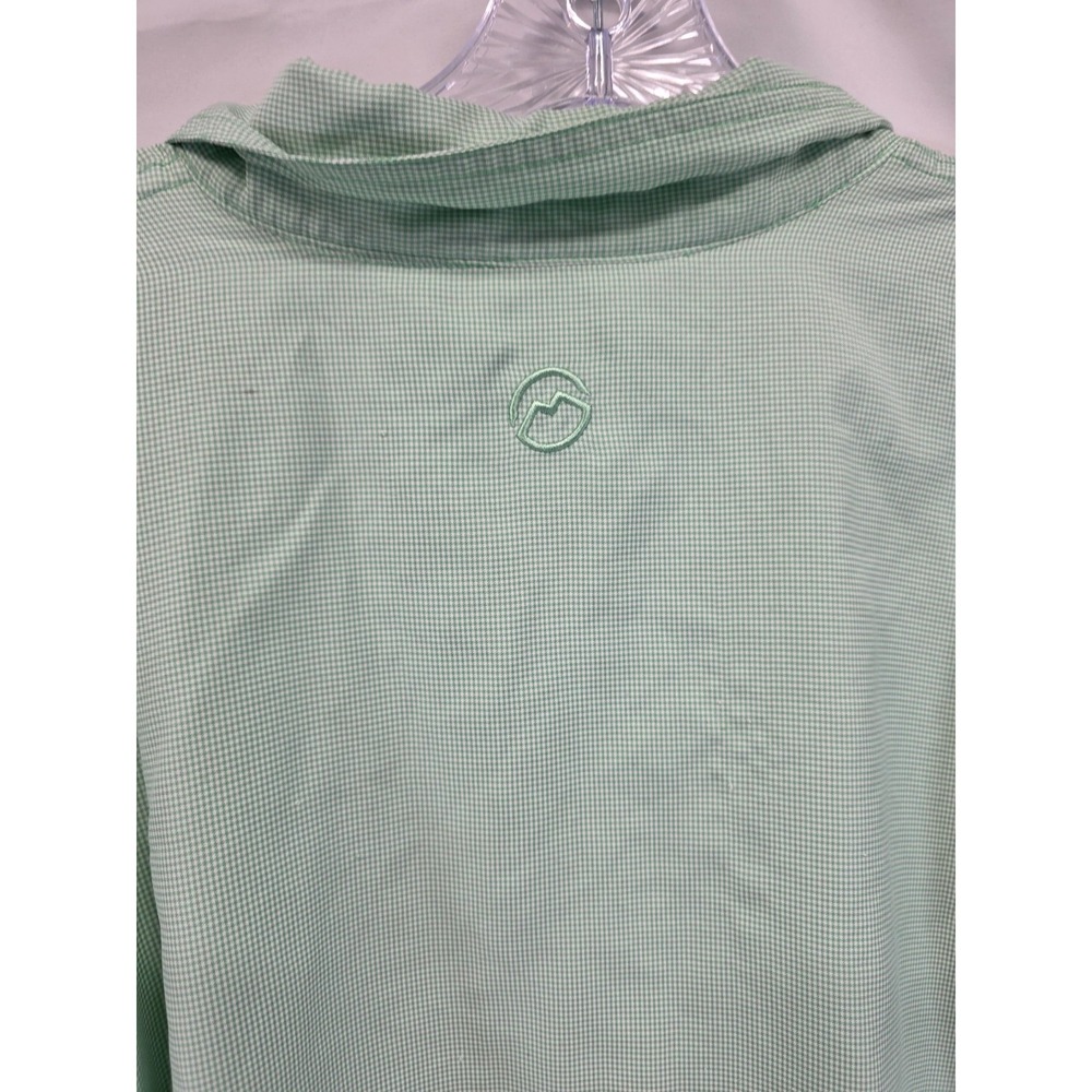 Magellan Outdoors Fish Gear Shirt Mens Large Green Gingham Angler Fit MagWick L - Picture 6 of 8